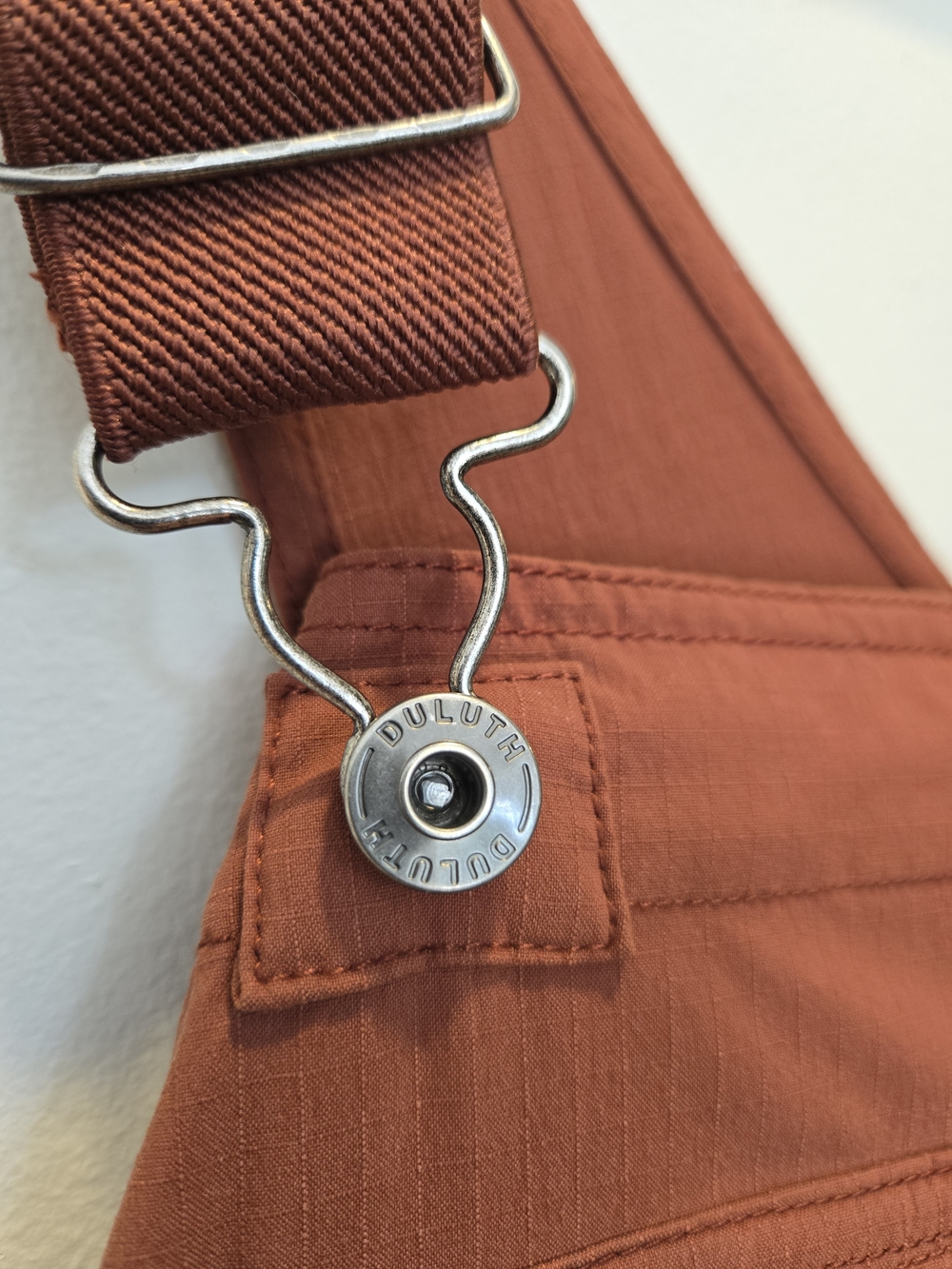 Brick Red Women's Workwear Overalls Duluth - Picture 5 of 11